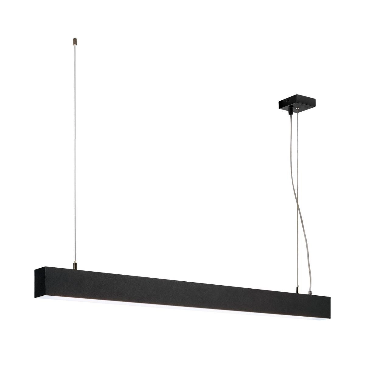 Büro Hängelampe Glenos 4000K 100cm schwarz