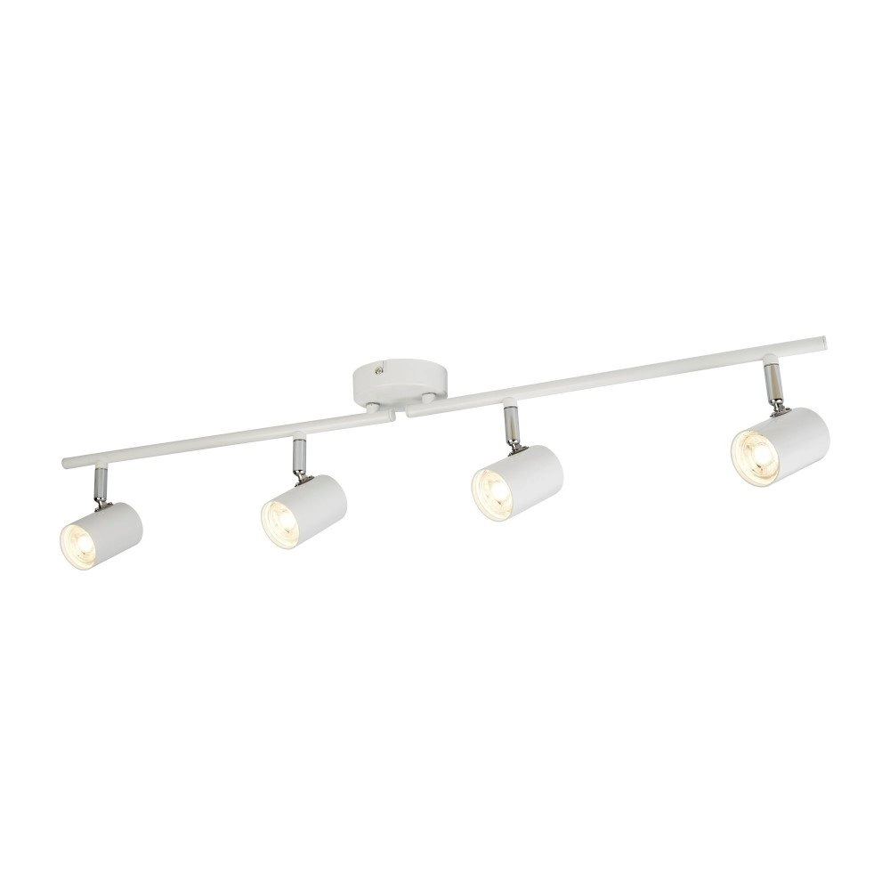 Weißer Deckenstrahler Rollo Searchlight 5053423098456