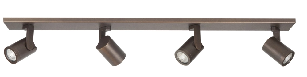 4-Lampen-Flächen-Spot Halo Choco - GU10