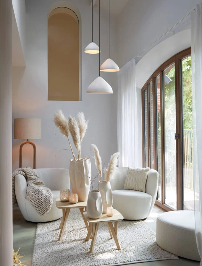 Pendelleuchte Elimo Ø 40cm weiß Light & Living 8717807705381