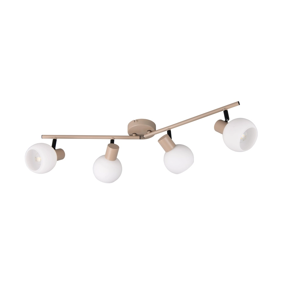 Deckenlampe Boba 4-helles Beige Trio 4017807654639