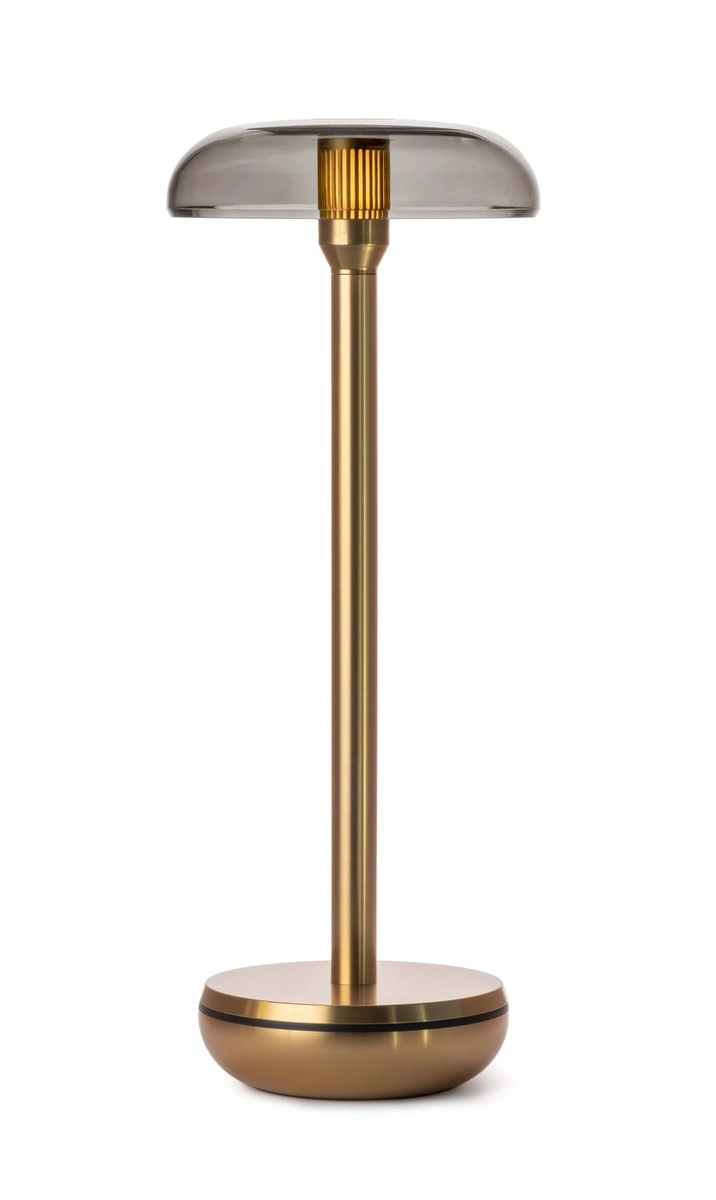 Air Gold - Smoked Wiederaufladbare Tischlampe Humble 8721154302421