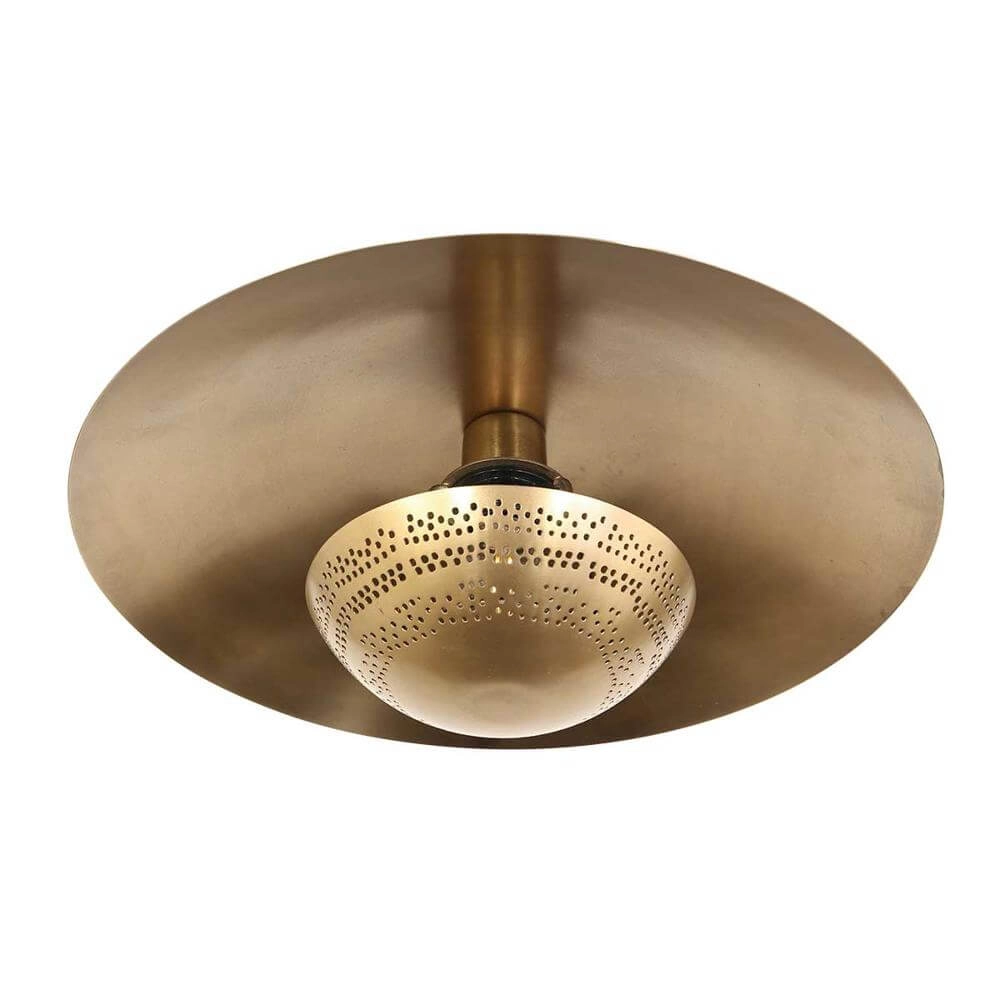 Runde Deckenleuchte Brass Bronze
