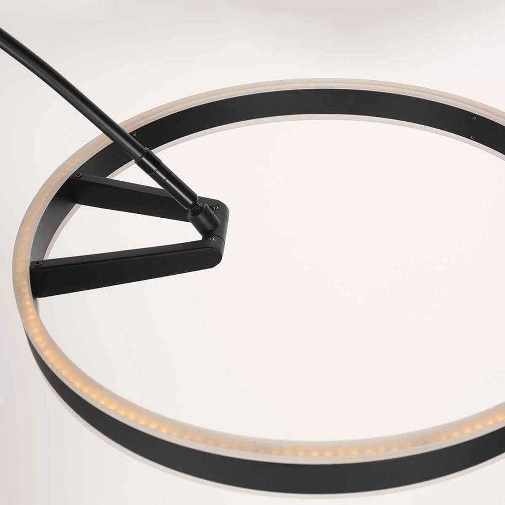 Design-Bogenlampe Ringlux schwarz Steinhauer 8712746176551