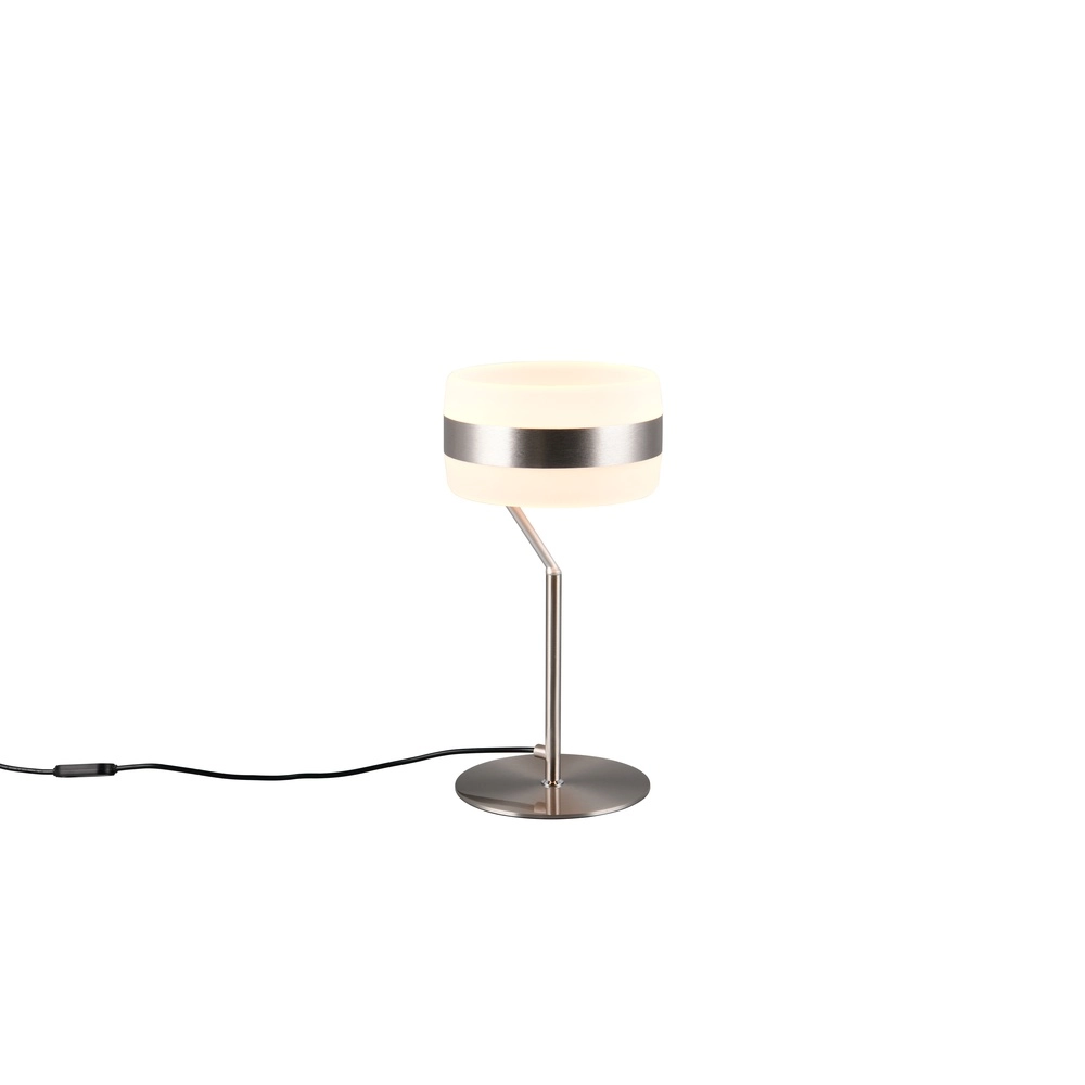 Design-Tischleuchte Dios Nickel