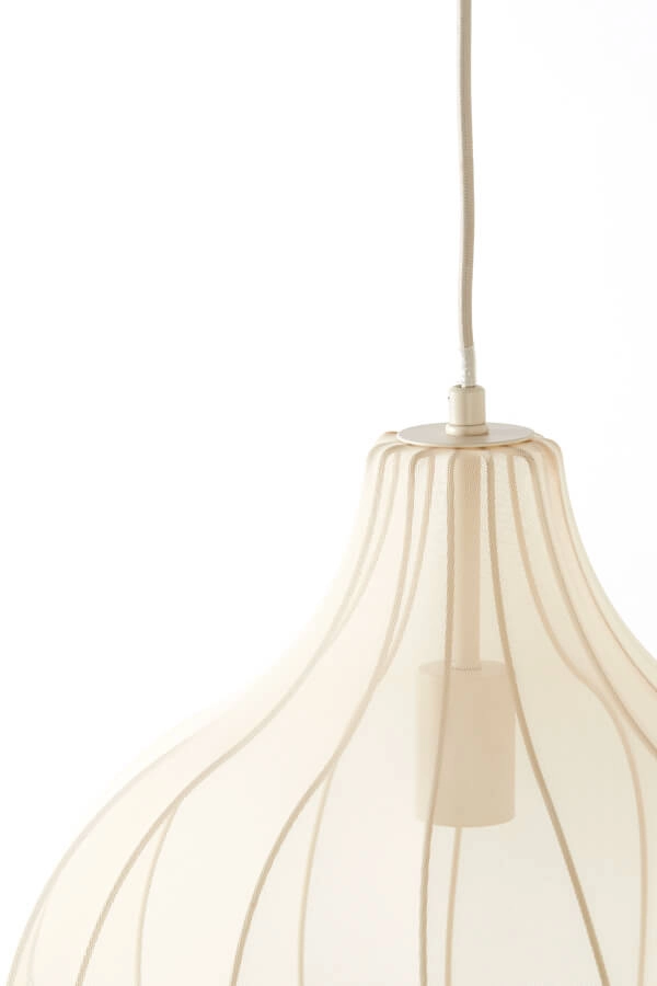 Cremefarbene Pendelleuchte Elati Ø 39cm japandi Light & Living 8717807702724