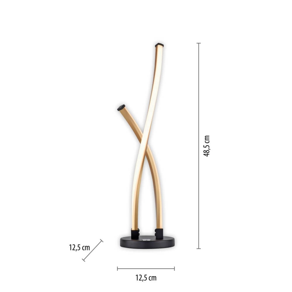 Designer-Tischlampe Polina 48,5 cm Paul Neuhaus 4012248371701