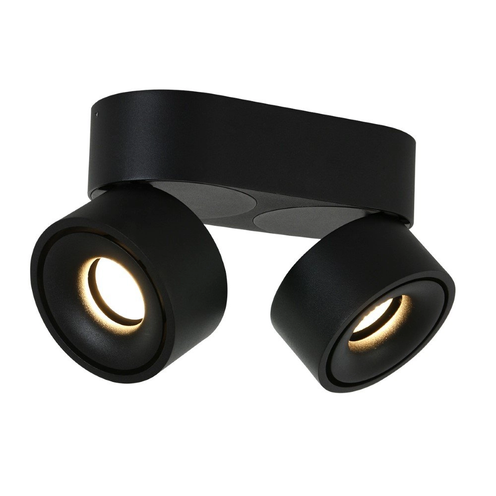 Spotlampe Fez Black 2-flammig schwarz Steinhauer 8712746132502