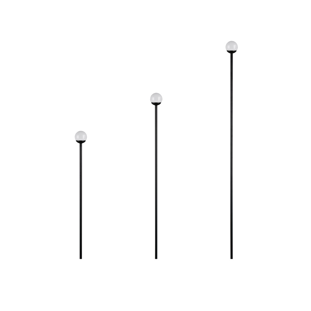Gartenlampe Scoop Schwarz Trio 4017807697599