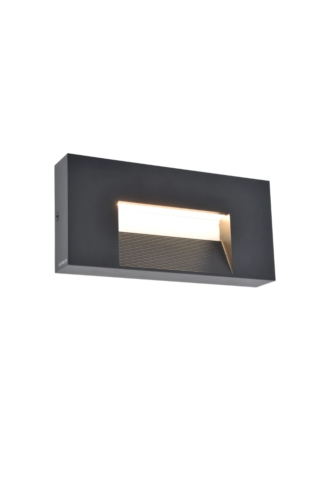Design-Wandlampe Arteo Grau Lutec 6939412018232