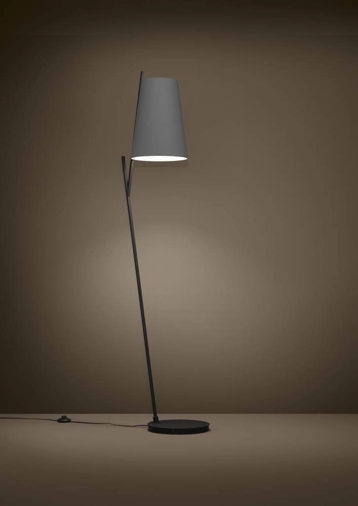 Tischlampe Petrosa mit grauer Kapuze Stars of Light 9008606238163