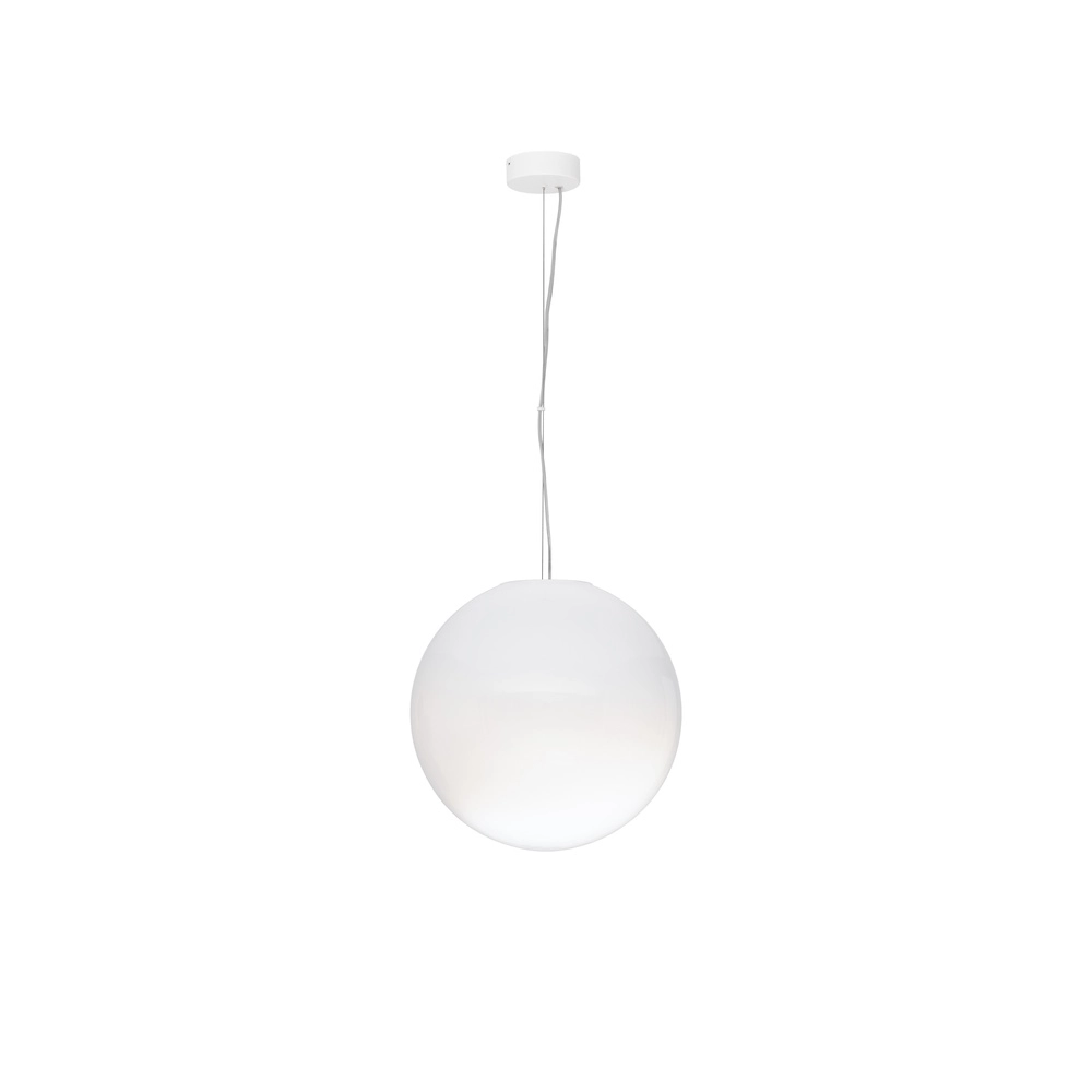 Weiße Pendelleuchte Bolita Glühbirne Ø 40cm Lyora 5212017484383