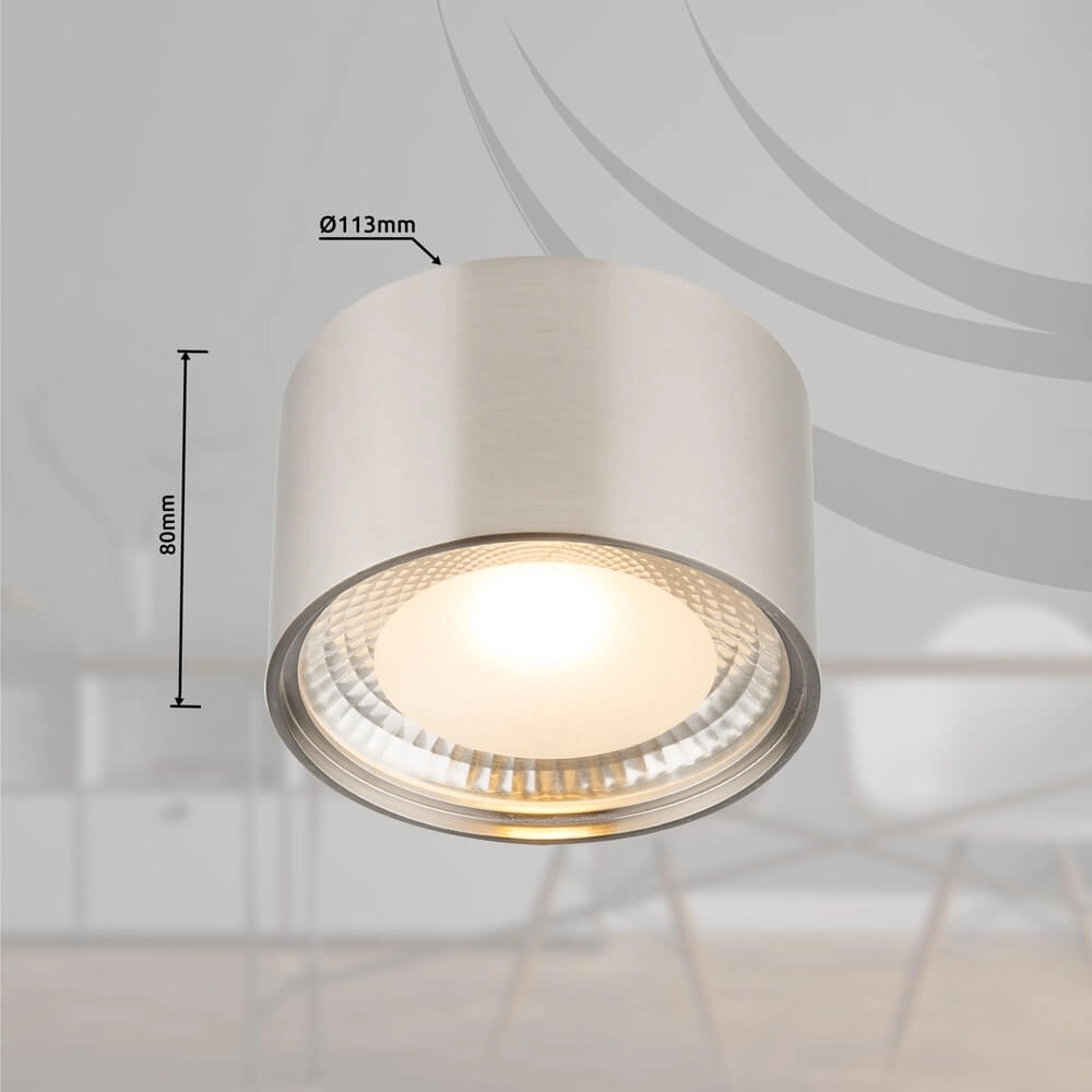 Deckenlampe Serena Ø 11,3cm nickel Globo 9007371357819