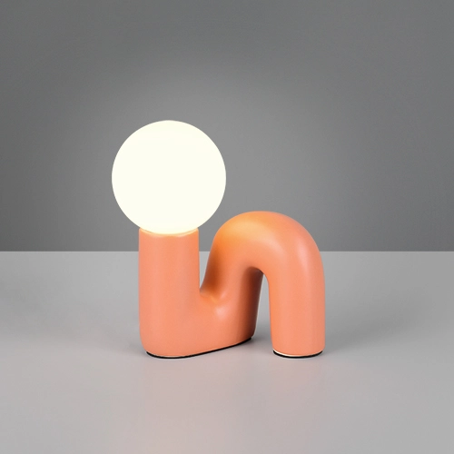 Tischlampe Quinn Aprikose Trio 4017807682267