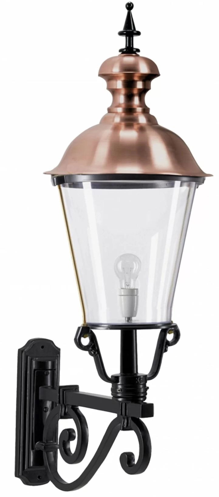 Nostalgische Wandlaterne Notaris XL schwarz KS 8714732127646