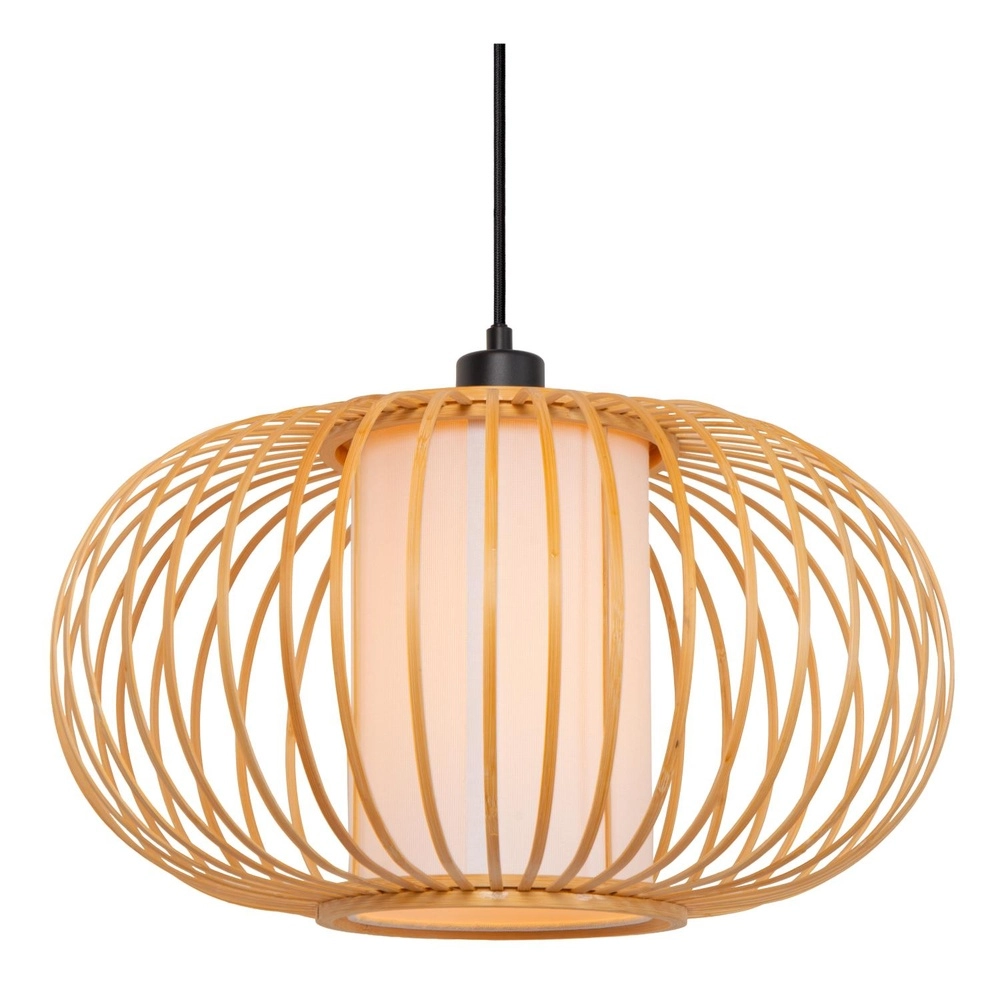 Pendellampe Thuline Holzoptik 3-Licht Lucide 5411212051806