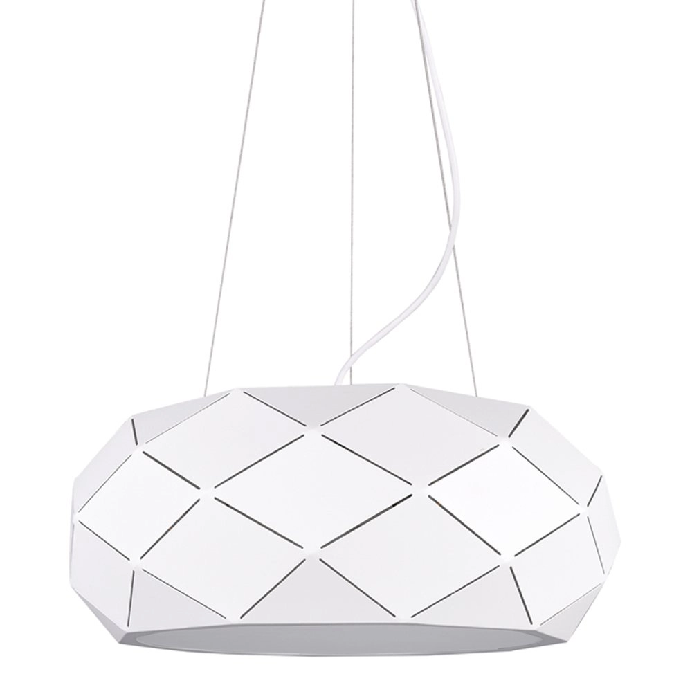 Pendelleuchte Zandor Ø 50 cm weiß