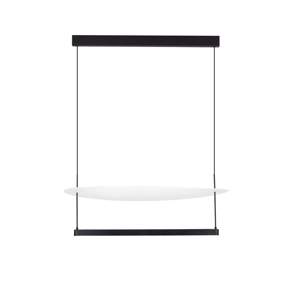 Pendelleuchte Diona Ø 80cm schwarz mit weiß 2700K Lyora 5212017470874