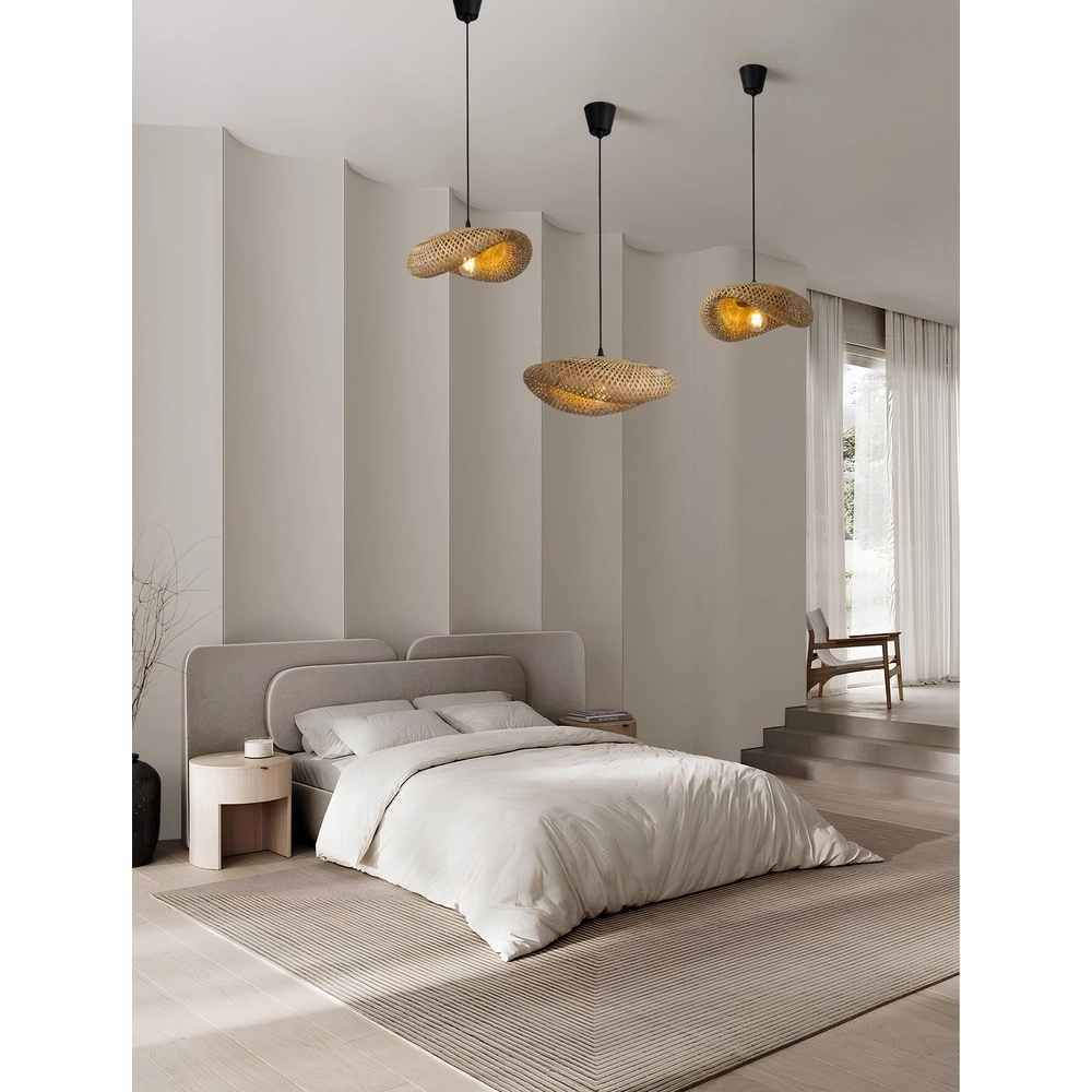 Pendelleuchte aus Bambus Adaline 42cm Lyora 5212017465610
