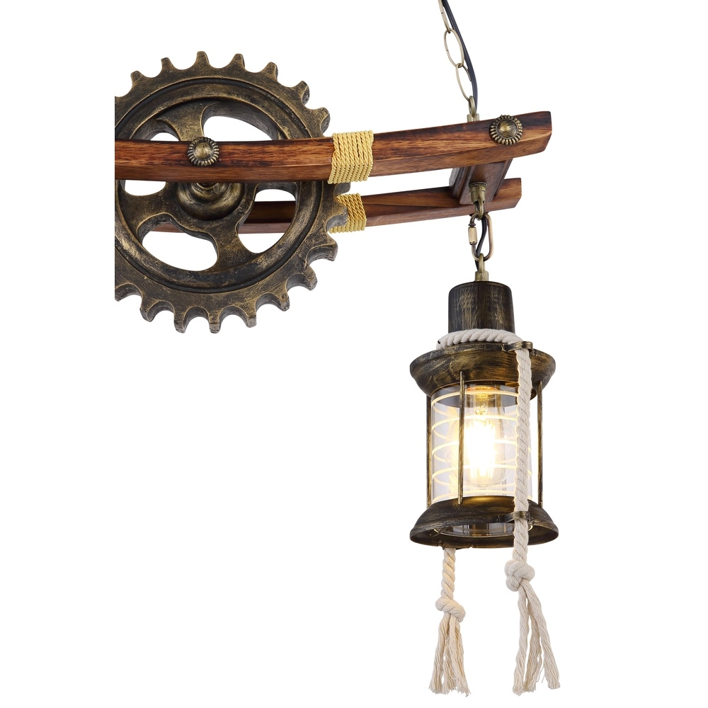 Industrie-Pendellampe Abella 2-Licht Globo 9007371407392