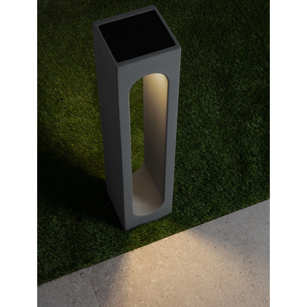 Quadratische Gartenlampe Stage 70cm