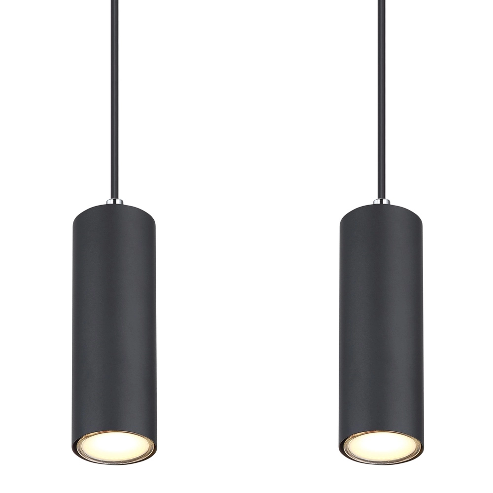 Pendellampe Robby 4-Licht Schwarz Globo 9007371430543