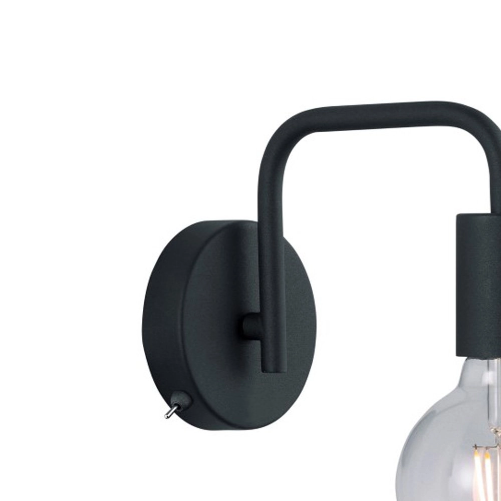 Wandlampe Diallo 15cm schwarz Trio 4017807407242