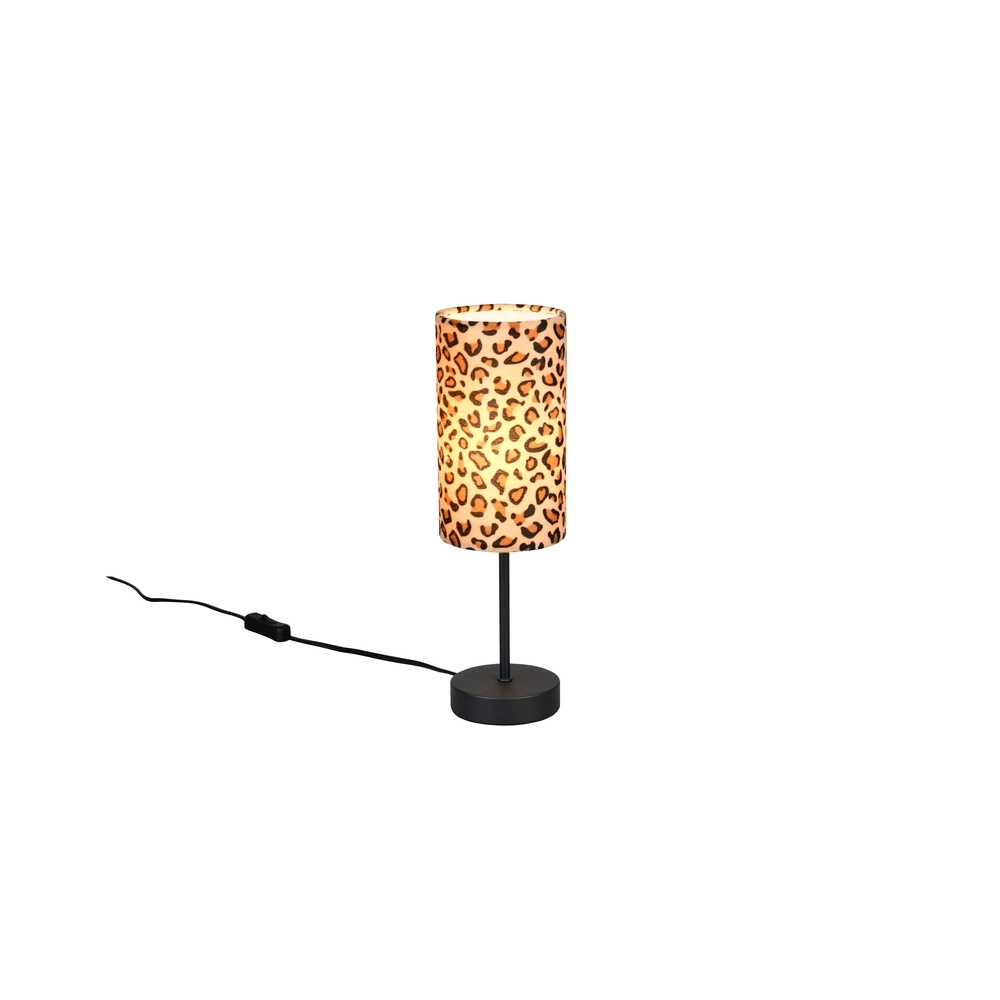 Tischlampe Pardina Leopardendruck Trio 4017807678321