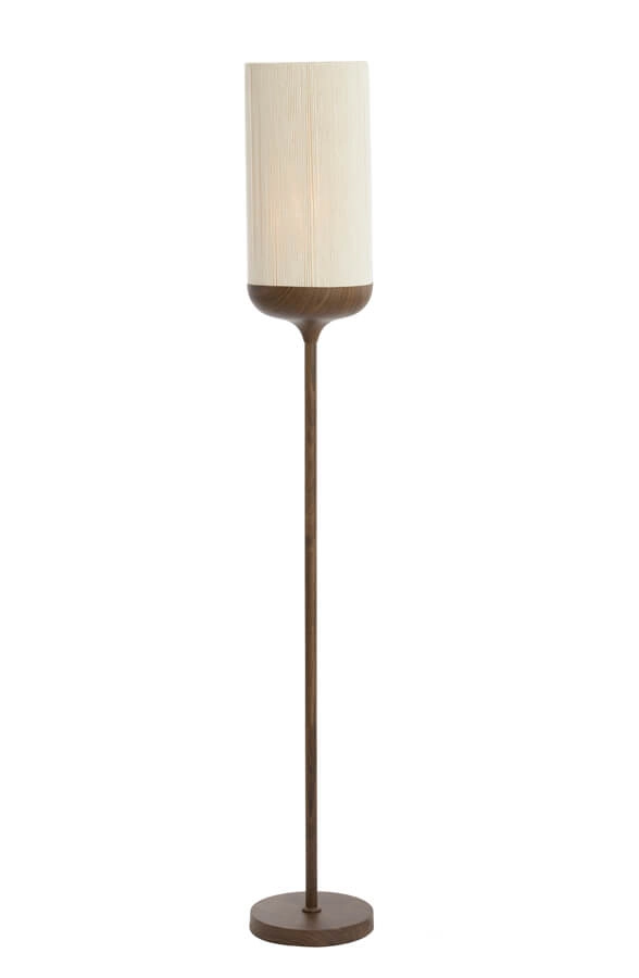 Stehlampe Dania dunkler Holzdruck Light & Living 8717807759551
