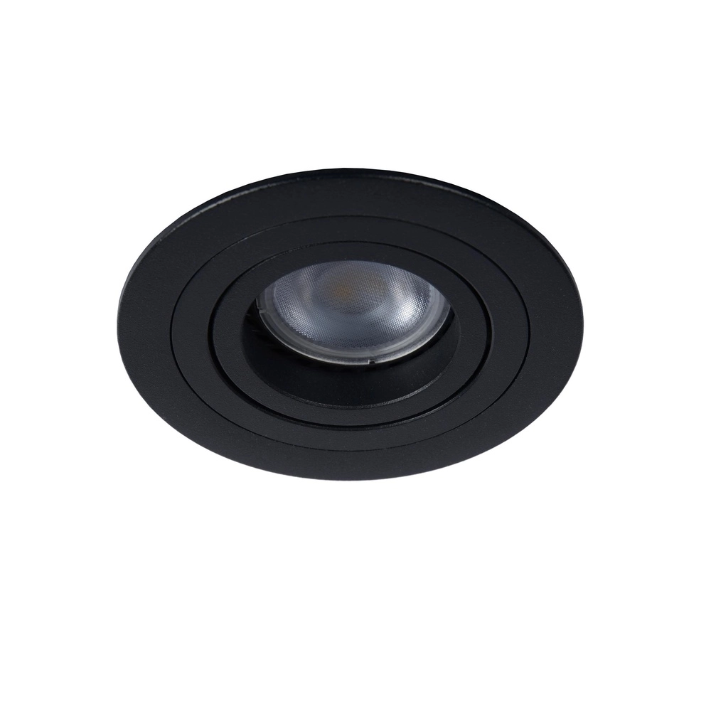 Zurückgesetzter Scheinwerfer Tube schwarz Ø 9,2 cm