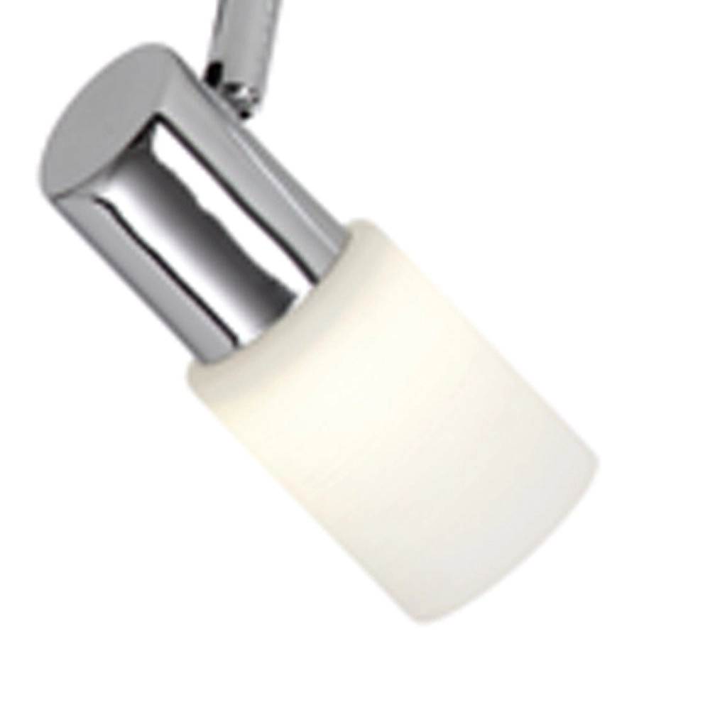 LED-Deckenstrahler Series 8214 4-Licht-Metallgrau mit chrom Trio 4017807220919