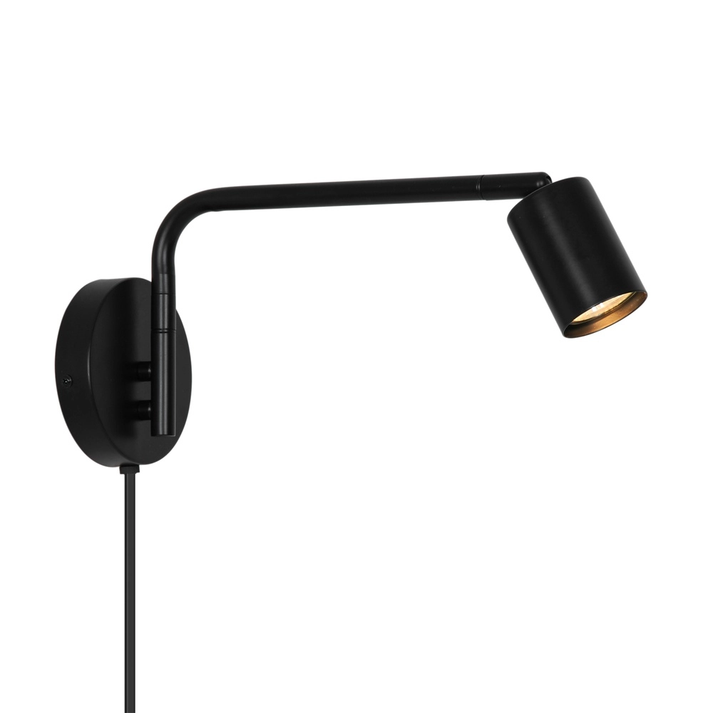 Leseplatz Explore Long  1x GU10 – schwarz