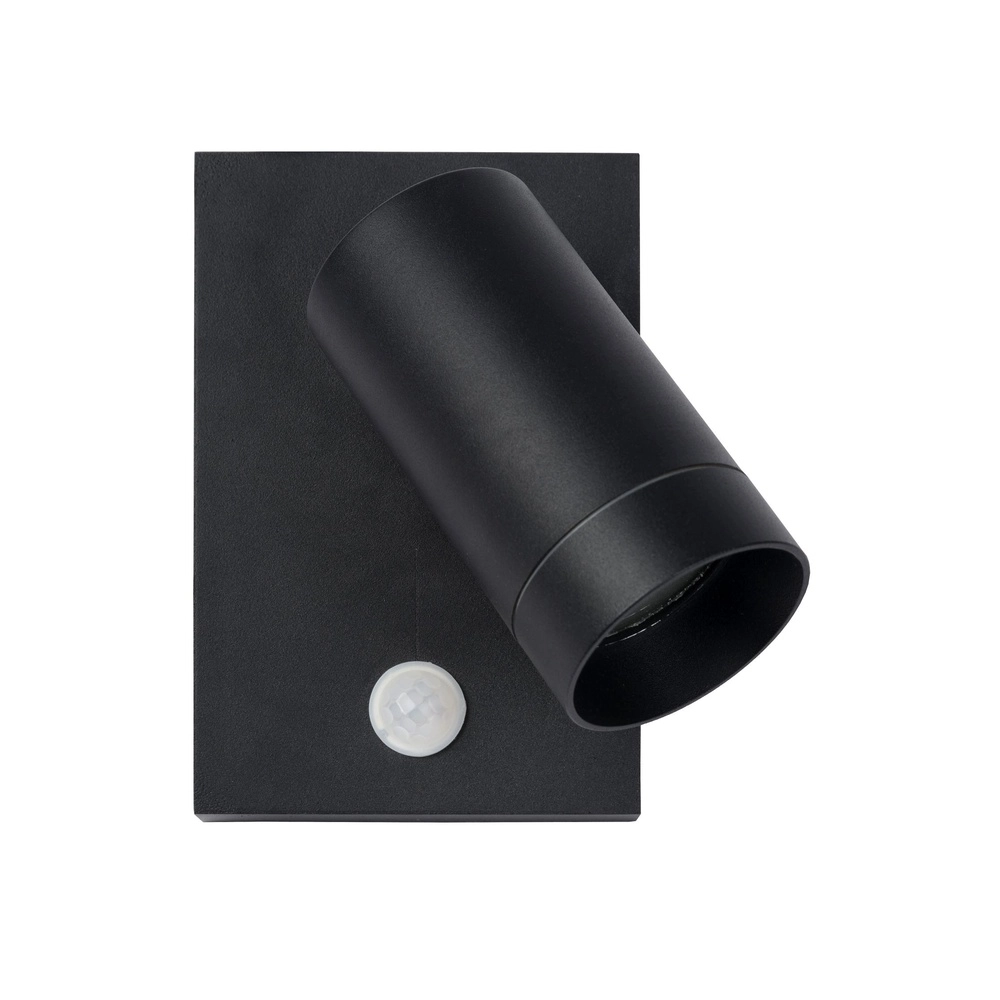 Wandscheinwerfer Taylor IP54 mit Sensor-Schwarz