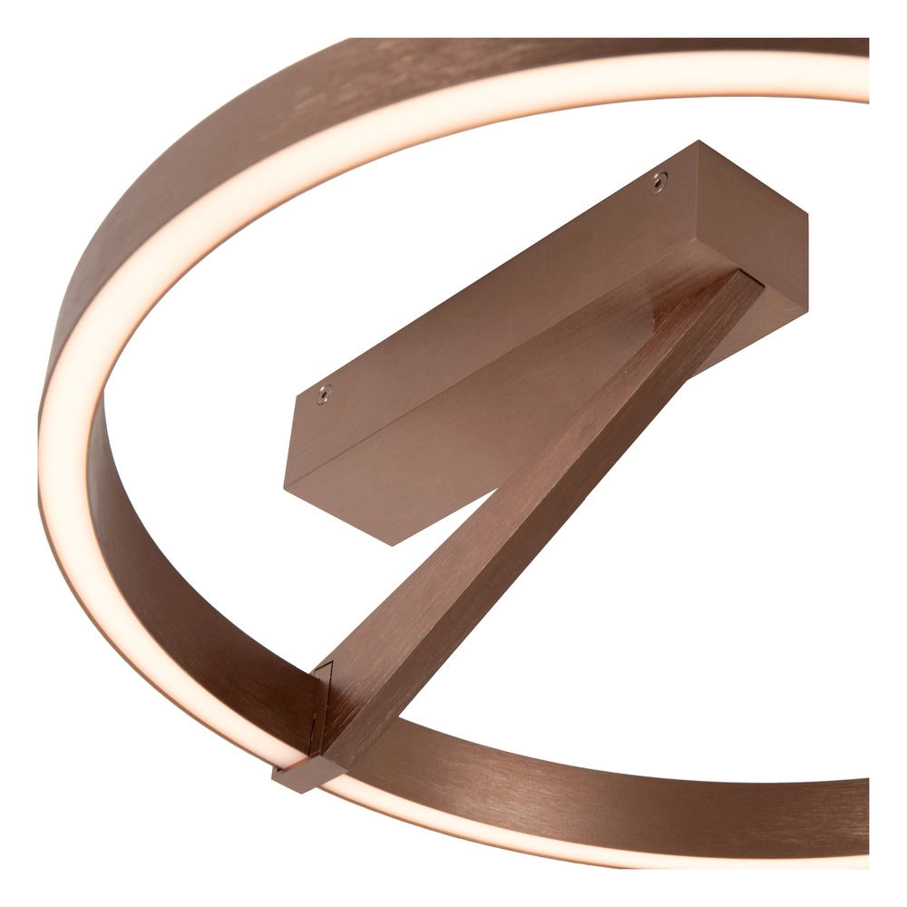 Design-Deckenlampe Applause Ø 40cm – Kaffeebraun – mit Fernbedienung Premium by Lucide 5411212221797