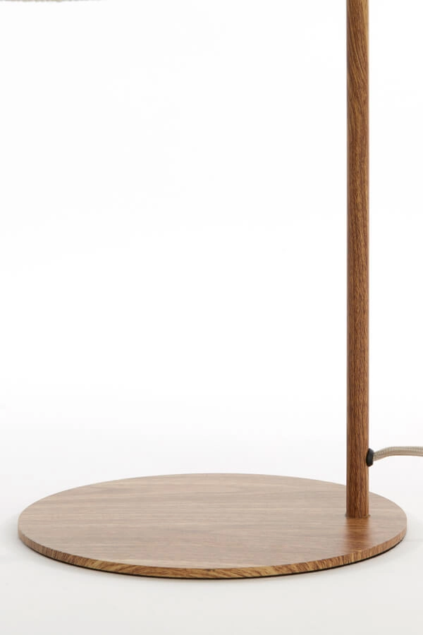 Japandi Tischleuchte Donio Heller Holzdruck Light & Living 8717807710088