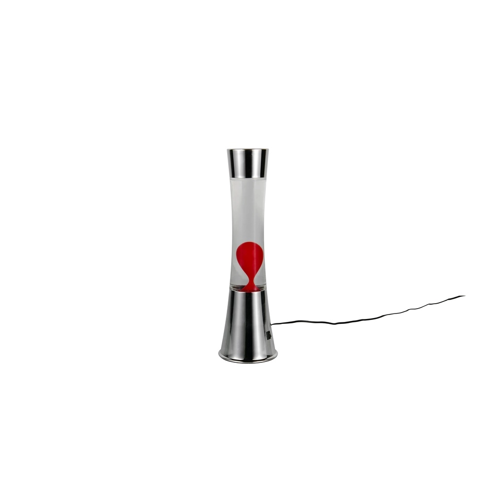 Lavalampe Etna Silber mit Rot Trio 4017807668445