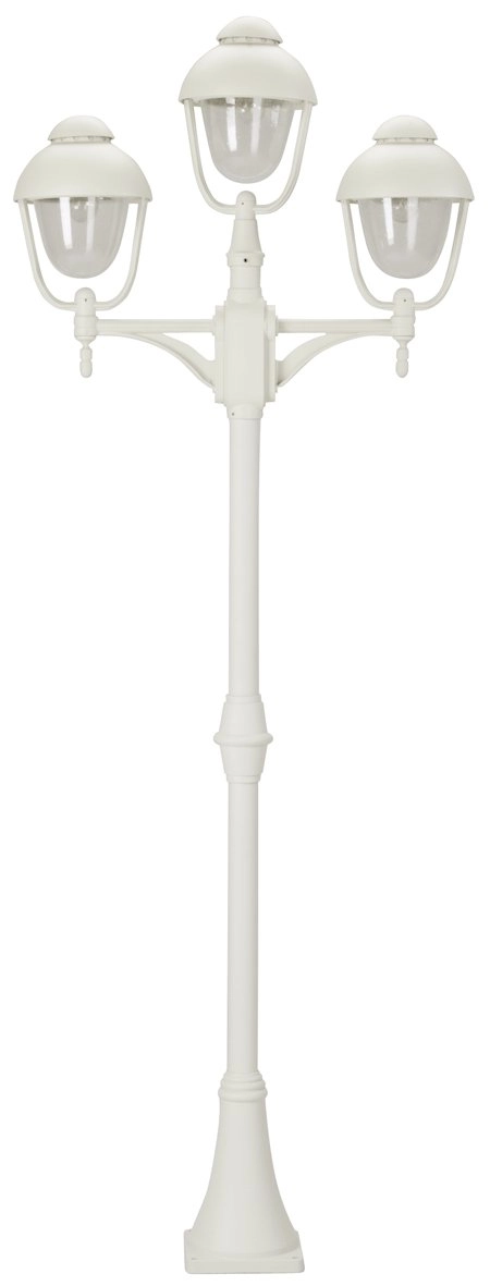 Außenleuchte 3 Lichter Jardi 228 cm - weiß Albert 4007235820416