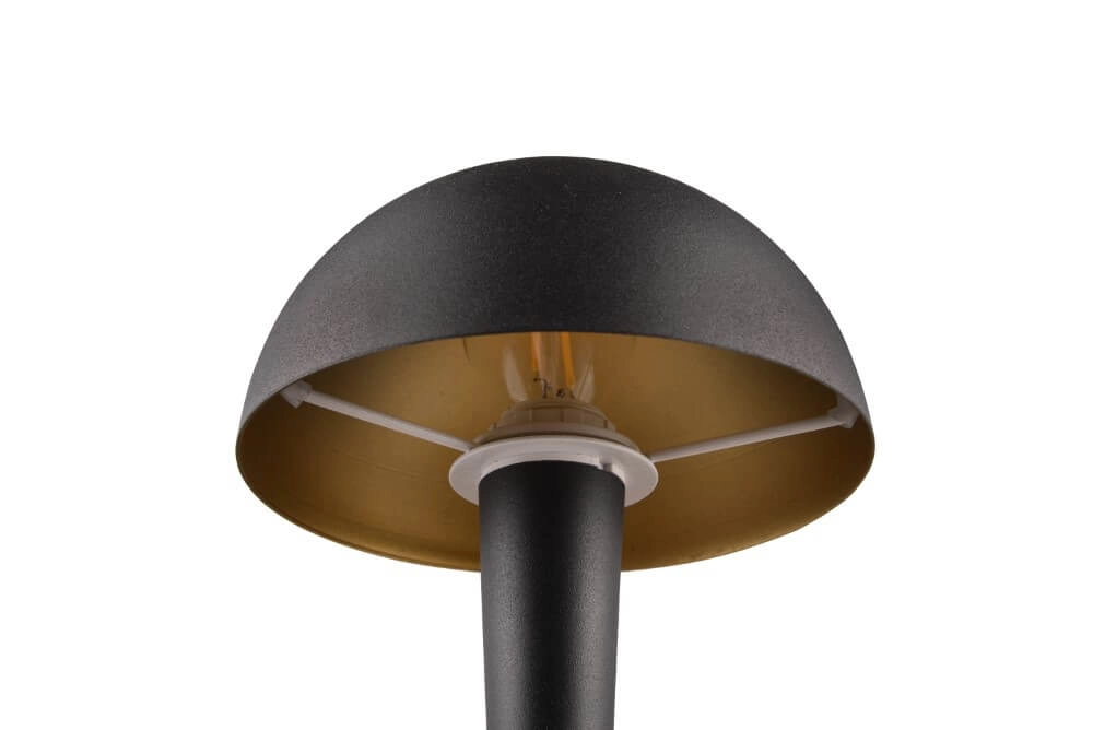 Schwarzgoldene Tischlampe Canaria Design Trio 4017807574937
