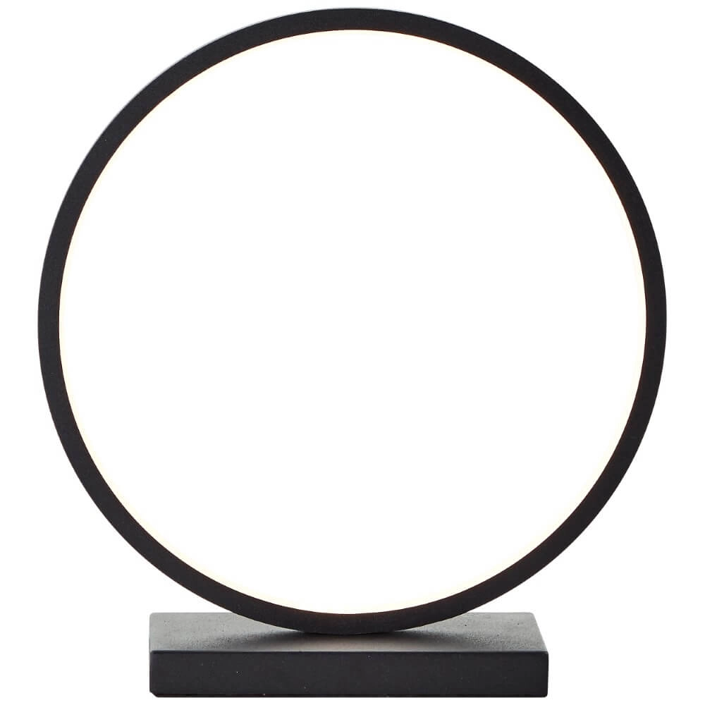 Tischlampe Chaumont rund schwarz Brilliant 4004353414985