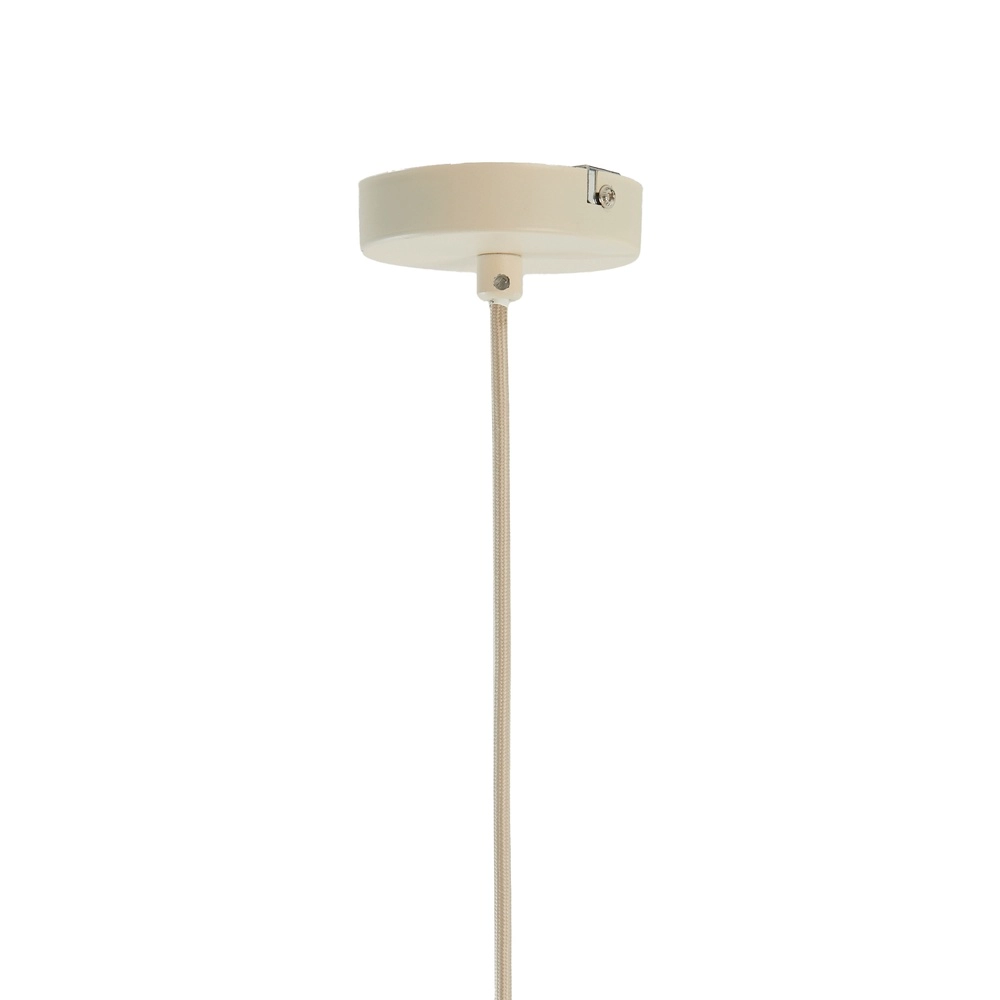 Ø 55cm Pendellampe Sulina Raffia mit Grün Light & Living 8717807762414