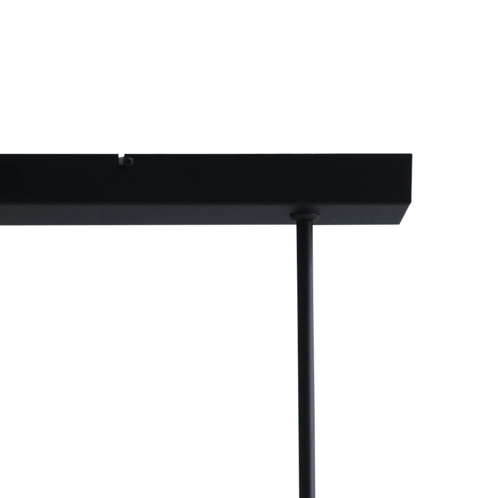Schwarze Esszimmer-Hängelampe Tube 12-Licht-Goldbeschläge Masterlight 8718121188713