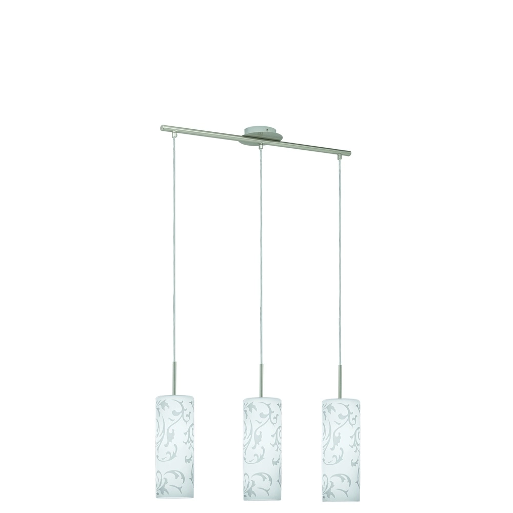 3-Licht Pendellampe Amadora Nickel Eglo 9002759900489