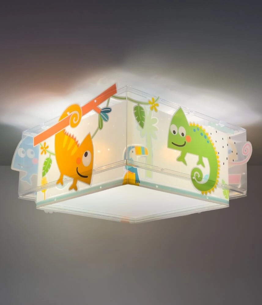 Design-Kinderzimmer-Deckenleuchte Happy Jungle Dalber 8420406003306