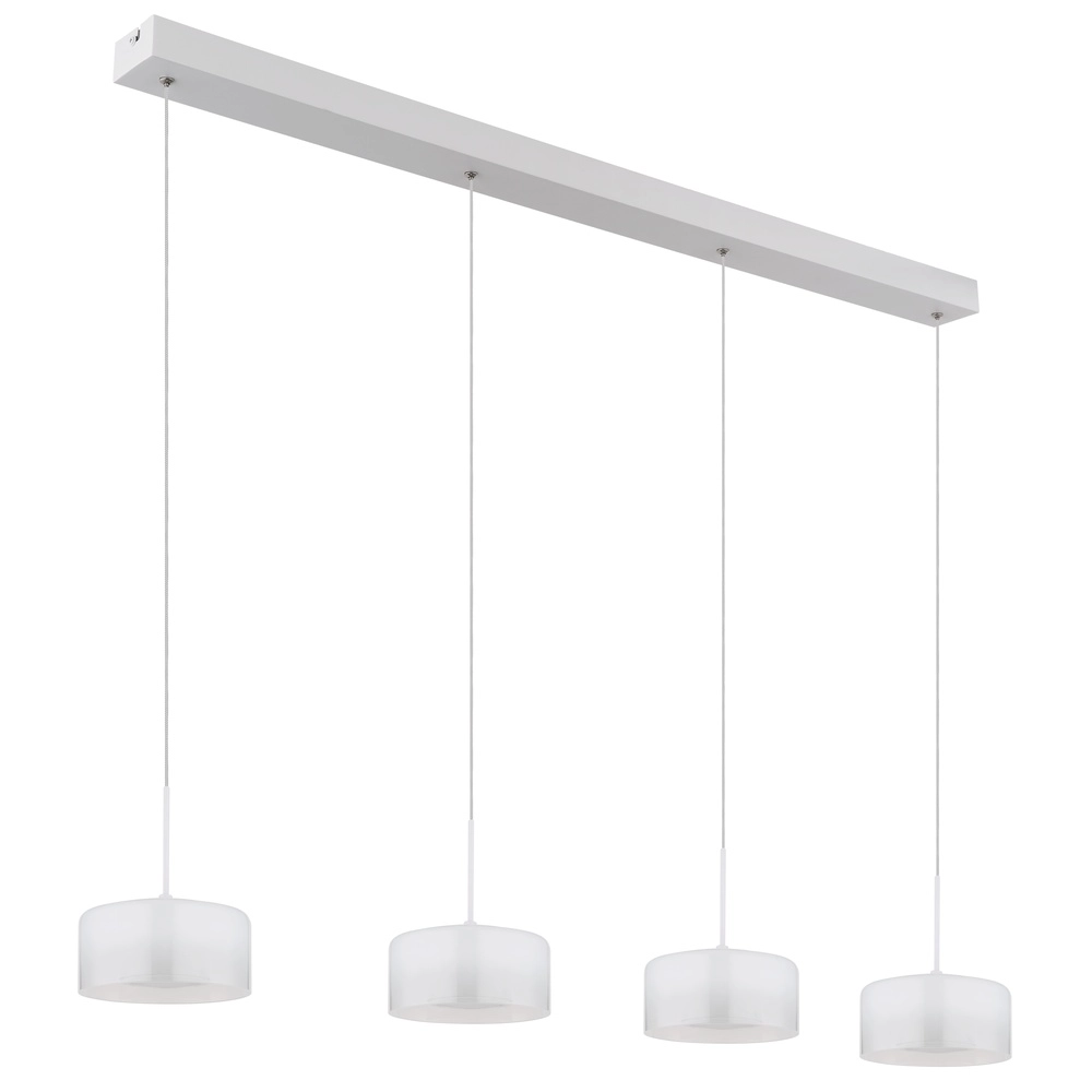 Design-Pendellampe Belinda 4-Licht weiß Globo 9007371533299