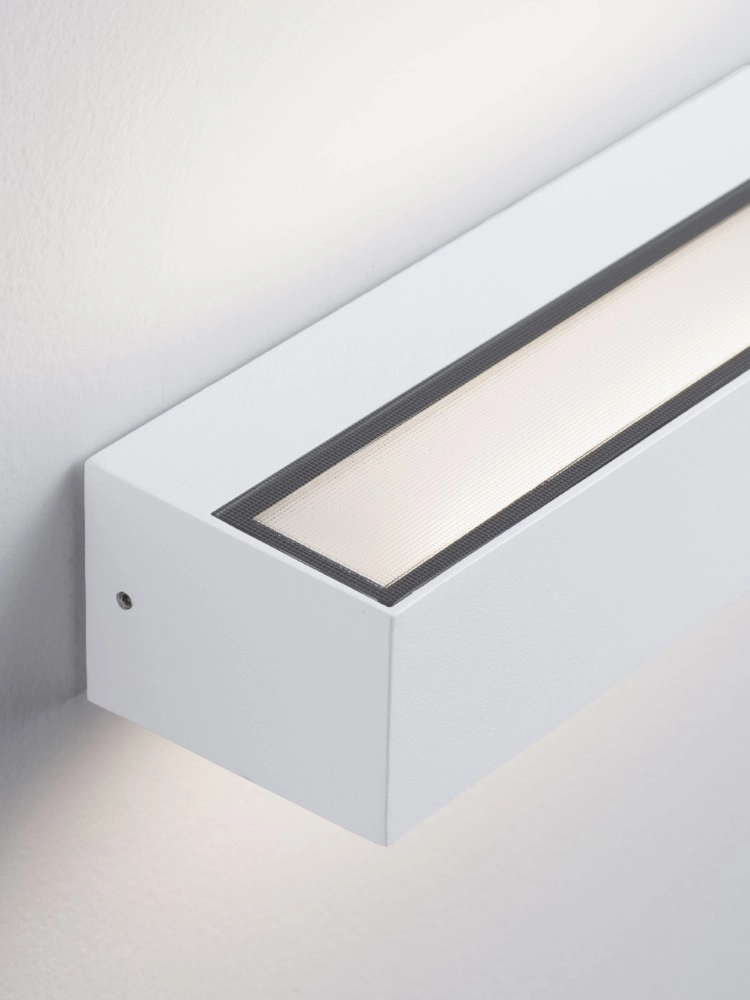 Elegante Wandlampe Lane weiß 22 cm – 21 W Lyora 5212017496775