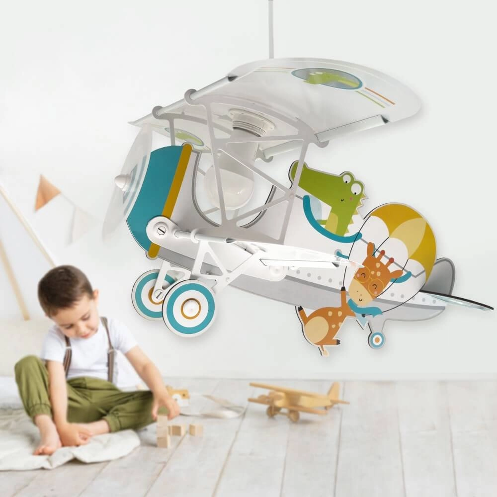 Hängelampe für Kinder Plane mit Krokodil Dalber 8420406545424