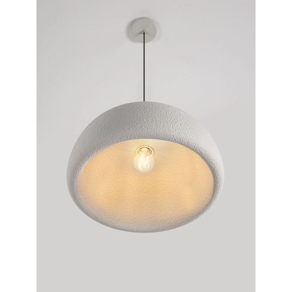 Moderne Pendellampe Davo grauer Ø 43 cm Lyora 5212017495662