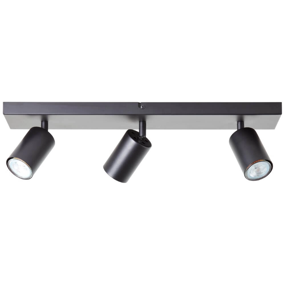 Schwarzer Deckenstrahler Jello 3-flammig Brilliant 4004353409387