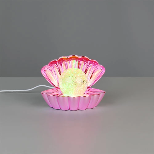 Tischlampe Shelly Shell Pink Trio 4017807682014