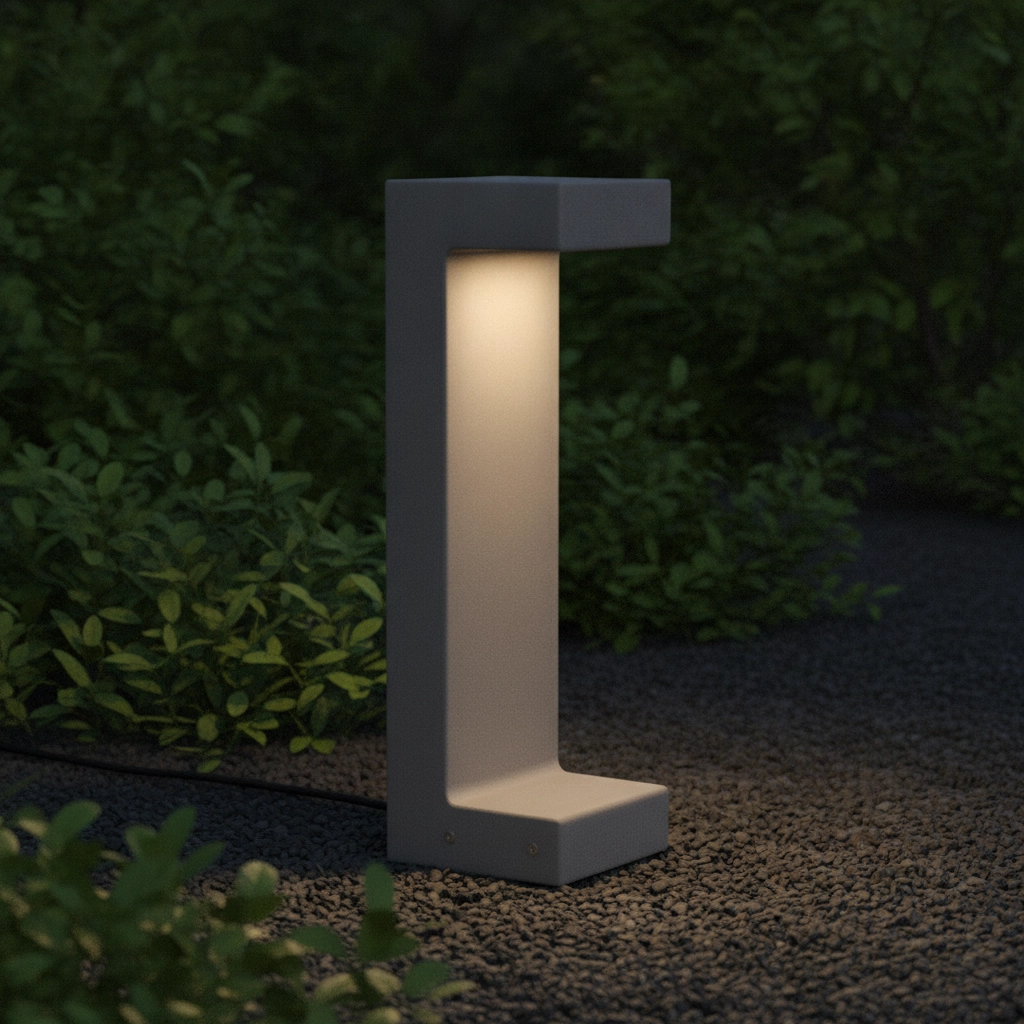 Design-Gartenleuchte Aran Beton grau